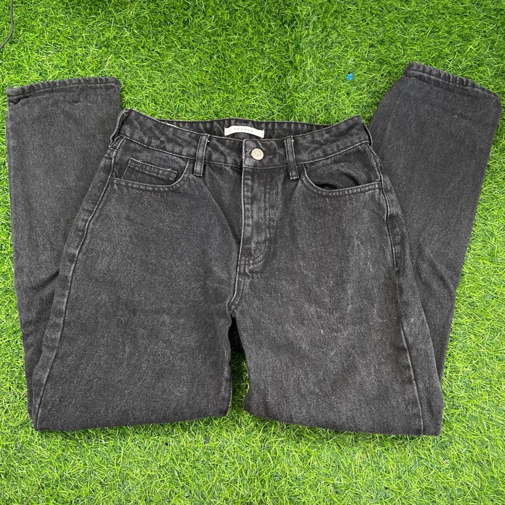 pacsun black mom jeans